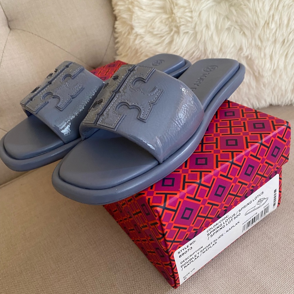 NEW Tory Burch Double T Slide